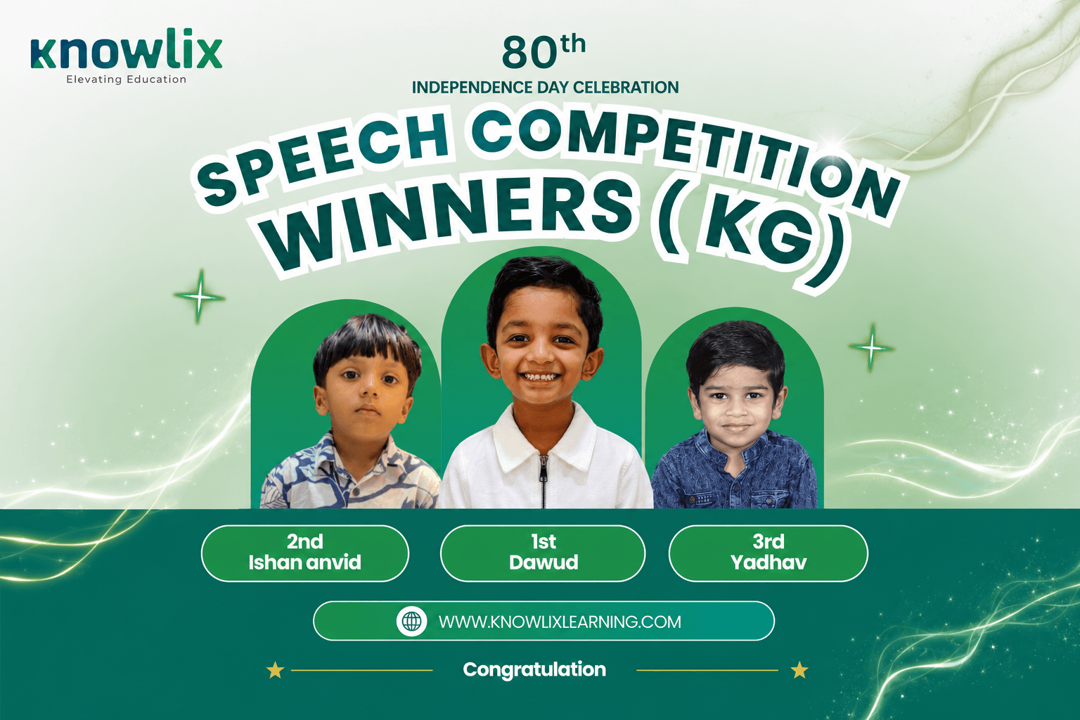 Speech Competition (KG)